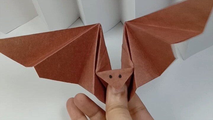🦇 Halloween Bat Origami | Easy Paper Folding