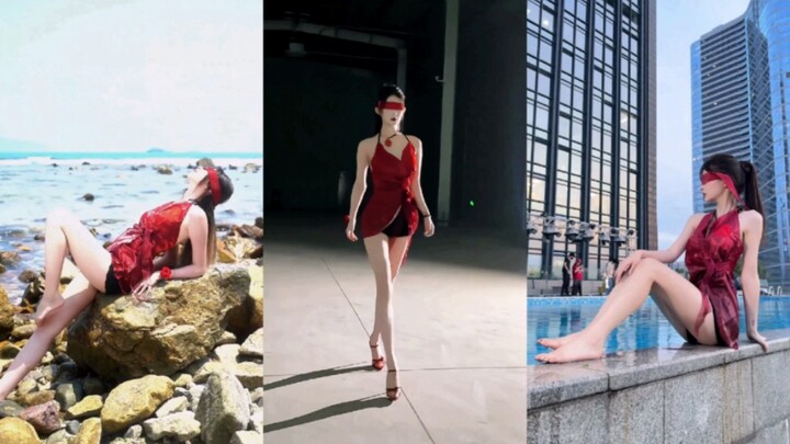 Kaki panjang Ning Hongye memang benar-benar panjang! Ambil hadiah di bagian bawah video!