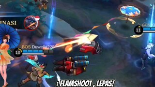 MLBB X ANIME  ||  Flamshoot ku tak pernah meleset part 1 ||