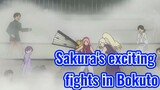 Sakura's exciting fights in Bokuto