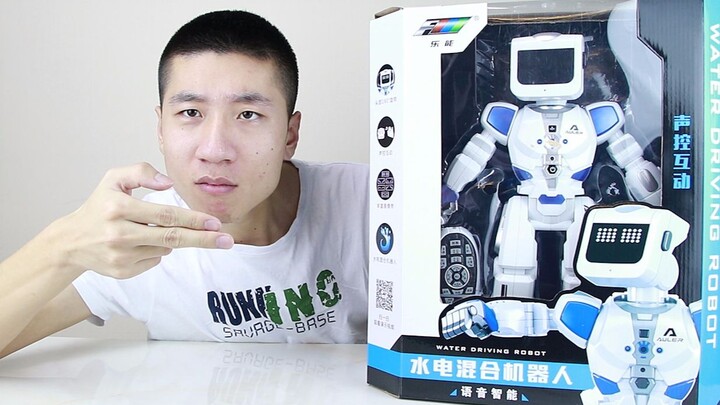 Thử chơi robot điều khiển từ xa mua với 150 tệ, được cho là chạy bằng năng lượng hỗn hợp thủy điện.