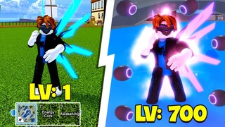 Zeno Sở Hữu Tộc Cyborg V4 Level 1 + Godhuman Đập Nát Sea 1 (level 1 to 700 in roblox)