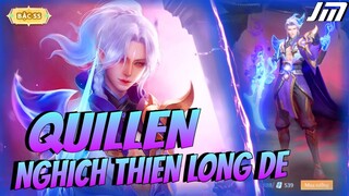 LQMB : Mod Skin Quillen Nghịch Thiên Long Đế Full Hiệu Ứng Âm Thanh Mới Nhất Mùa 21 - Jin Moba