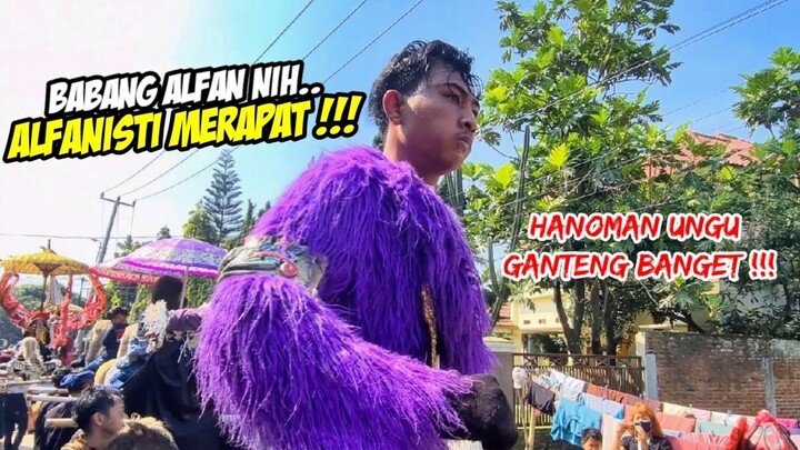 BABANG ALFAN LAGI 😍 SI HANOMAN UNGU❗️❗️KUDA LUMPING SINAR SALUYU JAYA MUDA 💥 LEMBUR KURING