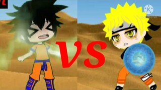 goku vs naruto//final battle//gacha club by king jcm anime