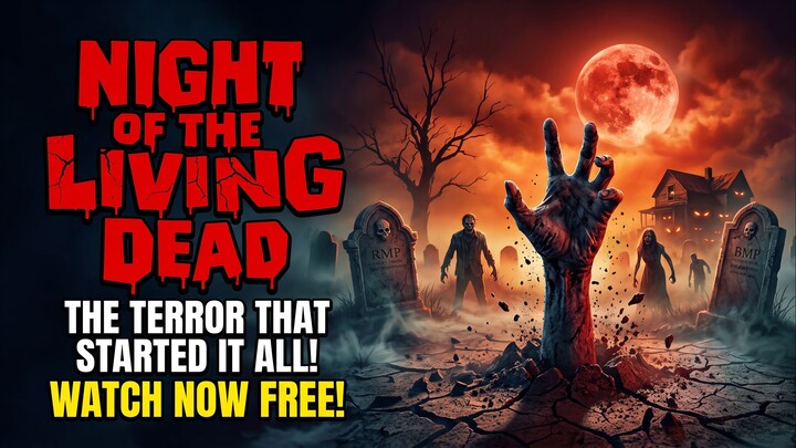 Night of the Living Dead (1968) FULL MOVIE | Classic Zombie Horror | English movie
