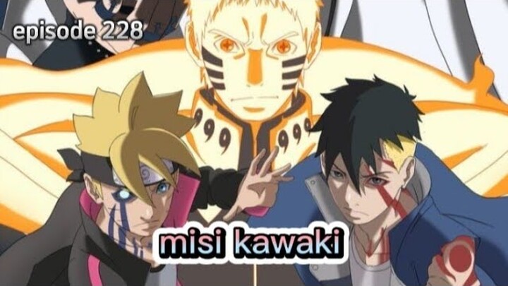 Boruto episode 228 subtitle Indonesia_ful layar‼️misi kawaki