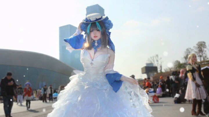 【Cheshire Ice Princess cosplay】I have my first full-length film! So happy~~I made the clothes myself