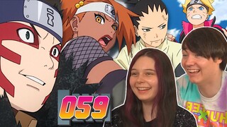 BORUTO VS SHIKADAI & SHINKI VS CHOCHO | Boruto Ep. 59 REACTION & REVIEW!!!