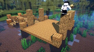 【SheepGG】minecraft พิมพ์ซ้ำ: วิธีสร้างบ้านริมทะเลสาบ