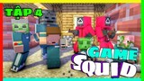 [ Lớp Học Quái Vật ] TRÒ CHƠI CON MỰC "SQUID GAME" ( TẬP 4 ) | Minecraft Animation