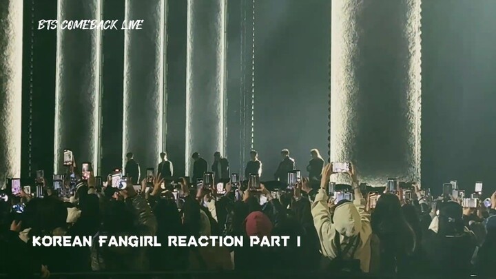 【Korean Fangirl Reaction】BTS: COMEBACK LIVE FULL NETFLIX EVENT PART 1  #ARIRANG #BTS #REACTION #KPOP