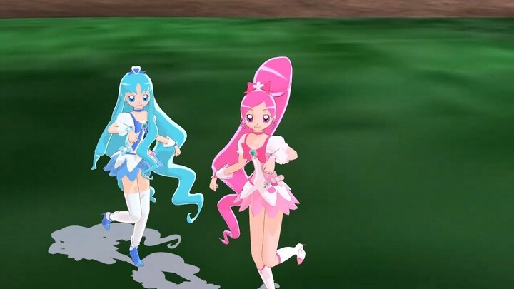 【mmdプリキュア】キュアブロッサム＆キュアマリンでdaybreak