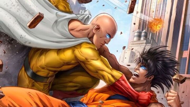 siapa yang lebih kuat antara Saitama vs goku