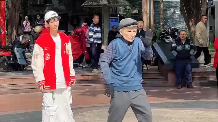 I stumbled upon an elderly man breakdancing, and who would have guessed…