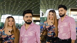 Rakhi Sawant 🥰 Adil Khan 😘 Fly For Dubai 🇦🇪 To Attend Dadasaheb Phalke International Awards 🏆 2