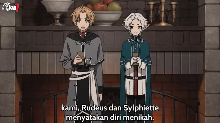 Momen Manis Pernikahan Rudeus dan Silphy