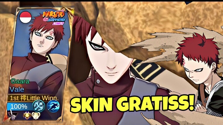 REVIEW SKIN VALE GAARA GRATIS DARI MOONTON‼️