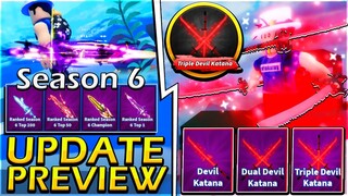 TRIPLE SWORDS IN BLADE BALL?! - Update Showcase