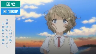 ED V2 (Tomoe Koga) Seishun Buta Yarou wa Bunny Girl Senpai - BD Creditless 1080p