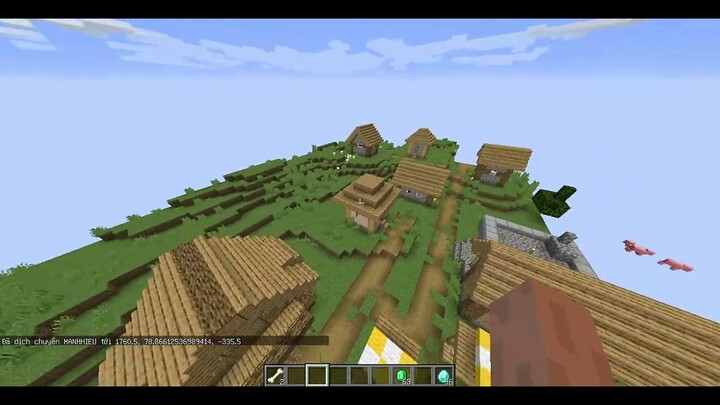 cách tìm làng và các nơi khác trong minecraft