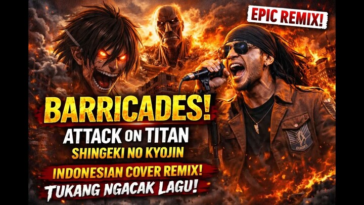 Barricades – Attack on Titan Shingeki no Kyojin (Indonesian Cover Remix) | Tukang Ngacak Ngacak Lagu