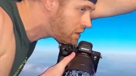 The only one who can fly faster than Superman is Superman’s cameraman.
