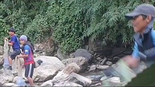 cast net fishing in Nepal | himalayan trout fishing | asala fishing |