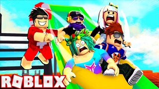 A Fun Family Trip to an EVIL WATERPARK!!! -- ROBLOX ESCAPE OBBY