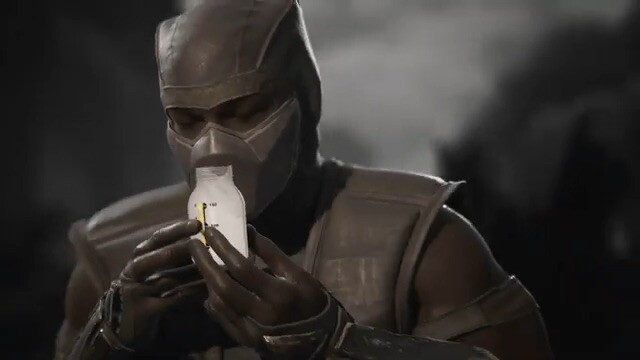 Mortal Kombat 1 all characters perform Homelander's intros and milk drinking win pose