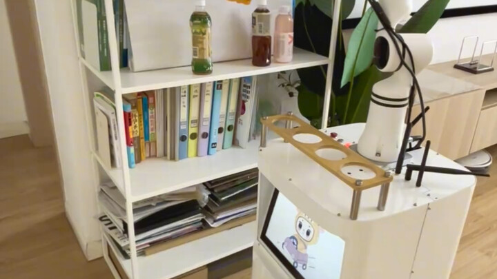 To all restaurant, teahouse, and noodle shop owners: If a mobile service robot with an arm costs 50,