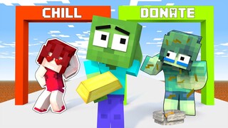 Monster School: Money Run Challenge - Baby Zombie became Rich | Minecraft Animation