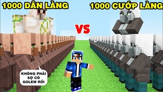 Mình Đã Cùng Dân Làng Chống Lại | Đội Quân Pillager Tấn Công Làng | TRONG MINECRAFT PE..!!