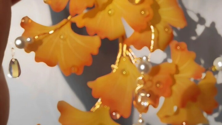 Heat-shrink ginkgo