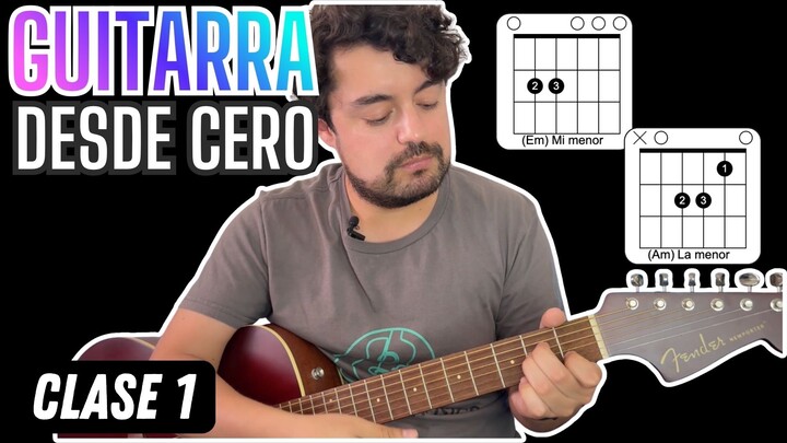 Nombres de las Cuerdas, Afinación y Acordes - Guitarra Desde Cero: Clase 1