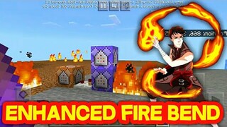 Enhanced Fire Bending in Minecraft using Command Block Tutorial