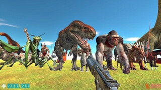 Granade Launcher VS All Units. Animal Revolt Battle Simulator