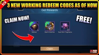 CLAIM! 3 NEW WORKING REDEEM CODES AS OF SEPTEMBER 7, 2021 - MLBB