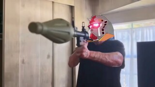 You're in a horror movie, but it's Mobile Suit Gundam