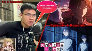 THE TRAINING CAMP ARC BEGINS | Classroom of the Elite Season 3 Episode 1 REACTION