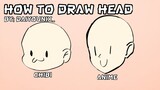 HOW TO DRAW HEAD??🤯 || By: Daiyounix_