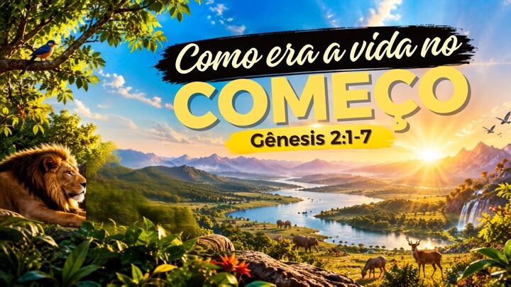 Como era a vida no começo - Gênesis 2:1-7