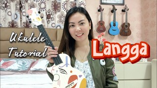 LANGGA | Wilbert Ross | EASY UKULELE TUTORIAL (no capo, no barre chord)