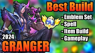 GRANGER BEST BUILD 2024 | TOP 1 GLOBAL GRANGER BUILD | GRANGER - MOBILE LEGENDS | MLBB