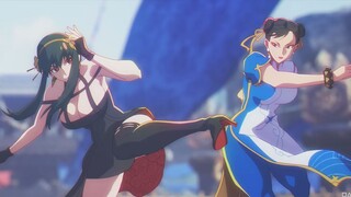 Yor forger Vs. Chun-li 🔥