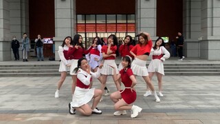 Điểm đến không thể bỏ qua cho những cô gái ngọt ngào! Twice TT, ác quỷ lớn, nhảy flashmob tại lối và