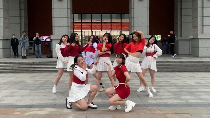 甜妹必看！浙大食堂门口社死快闪Twice TT大魔王！糖分超标！