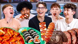 British High Schoolers Fly to Korea to try REAL Street Food!!