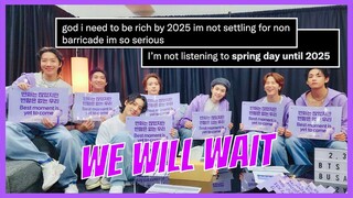 Best BTS ARMY Tweets on What To Do While Waiting For 2025