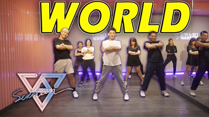 [KPOP] SEVENTEEN - WORLD | Golfy Dance Fitness / Dance Workout | คลาสเต้นออกกำลังกาย